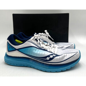 Saucony Kinvara 10 NEW Women's Running Shoe White/Blue US Size 10 Medium